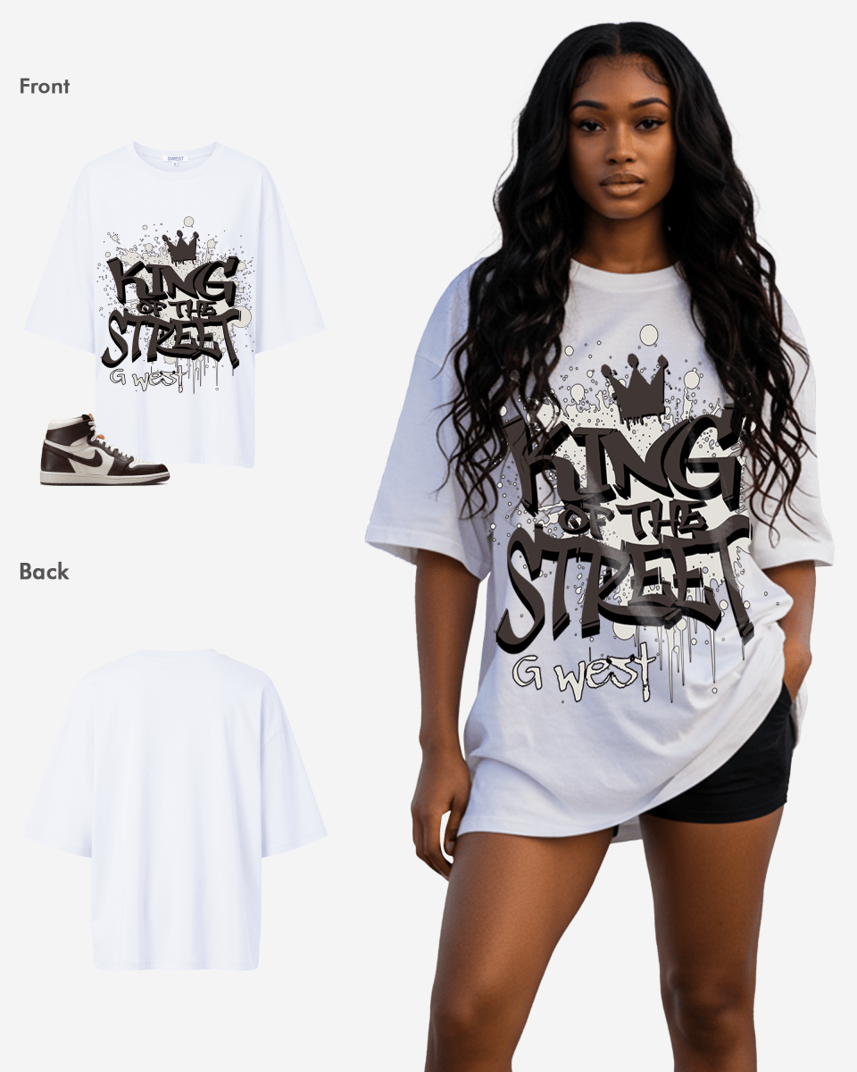 G West King Of The Street Oversized Women's T-Shirt